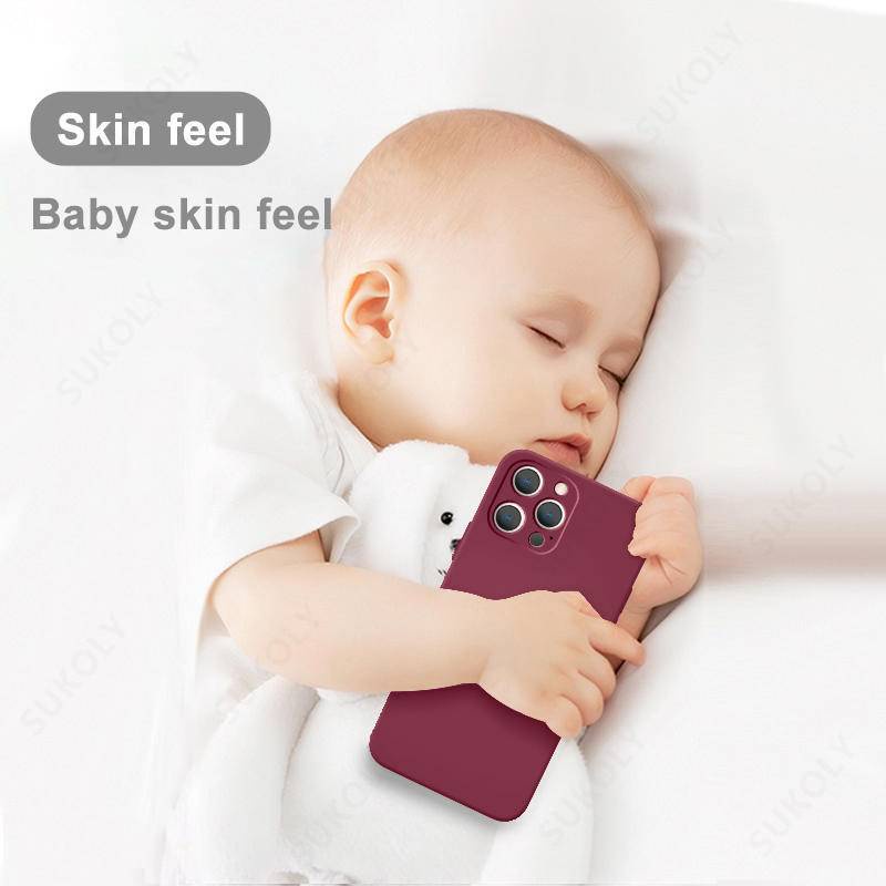 Casing Soft Case Silikon Untuk iPhone 13 14 Pro Max Plus Mini 14 13