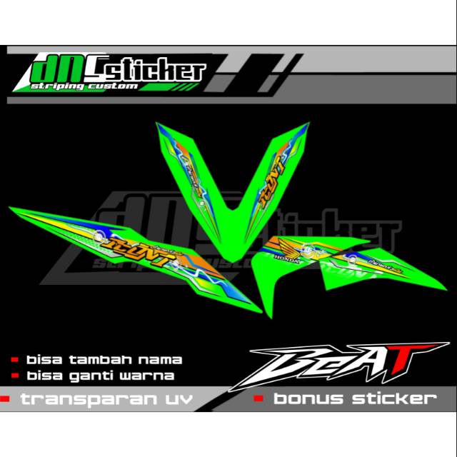 striping transparan beat esp 2016-2019