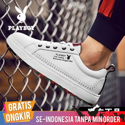 Sepatu Sneakers Import Pria Playboy Original Mesh Sepatu Pria Sneaker Pria Sepatu Kasual Slip-On Sep