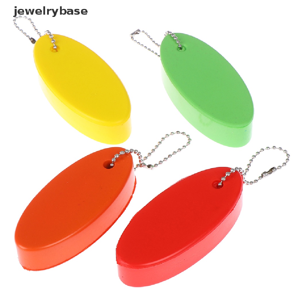 (jewelrybase) 1pc Gantungan Kunci Bentuk Oval Bahan Busa Untuk Olahraga Air / Berenang