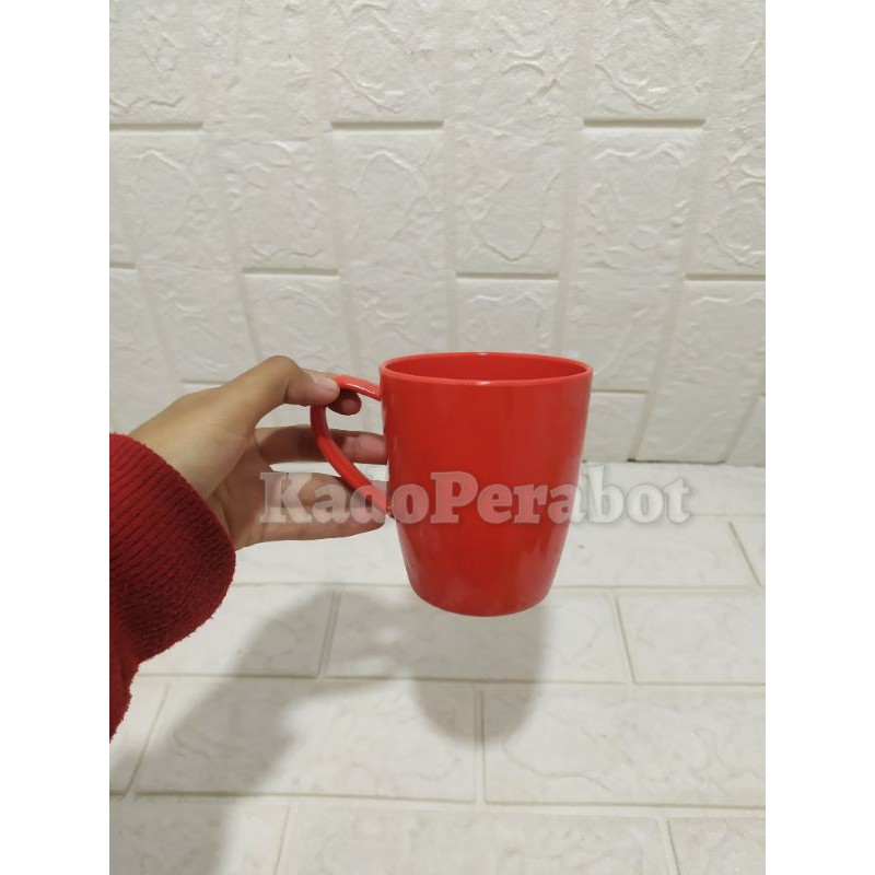 Mug melamine gagang - gelas gagang melamin - gelas ocha gagang