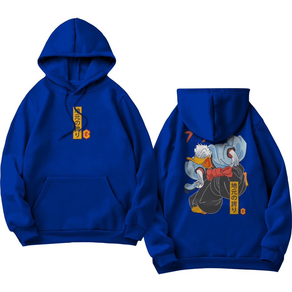 BRIGO Jumper Hoodie DONALD DUCK II Sweater Hoodie BRIGO Sablon DTF Fleece Cotton II SIZE M-XXL (Pria &amp; Wanita) Free stiker&amp;Gantungan Kunci