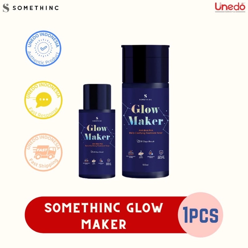 Somethinc Glow Maker AHA BHA PHA Clarifying Treatment Toner- Toner Mengngkat Sel Kulit Mati