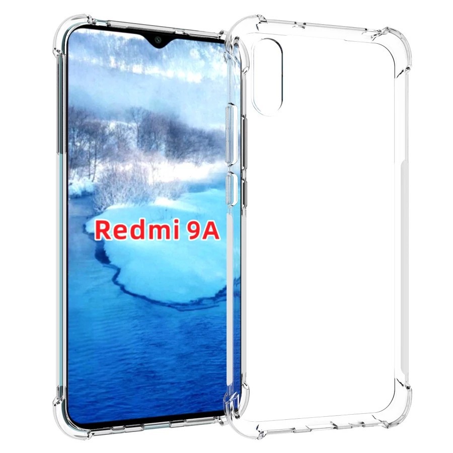 REDMI 9 9A 9C 9T CASE ANTICRACK KERAS HARDCASE FUZE AKRILIK CLEAR BENING