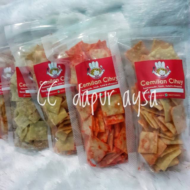 

Kripik Pangsit Kriukk Kress