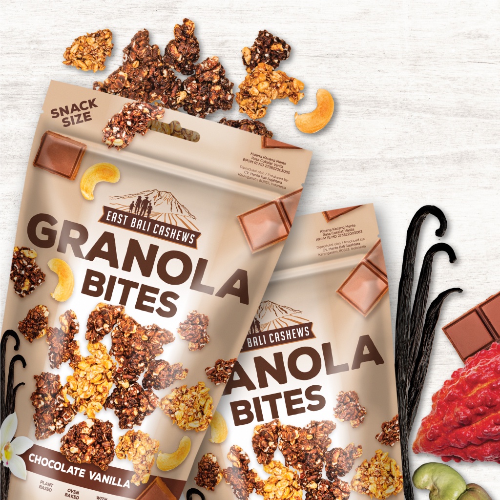 

East Bali Cashews Granola Bites Chocolate Vanilla 125 gr