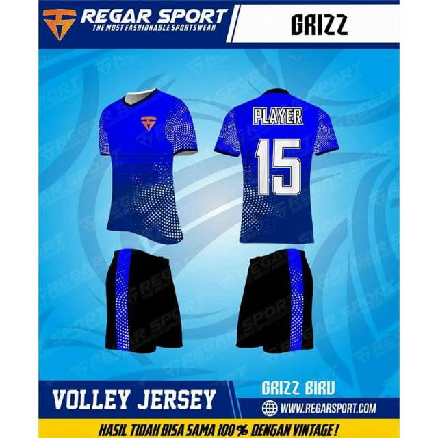 Jersey Volley Setrlan Baju Voli Original Regarsport