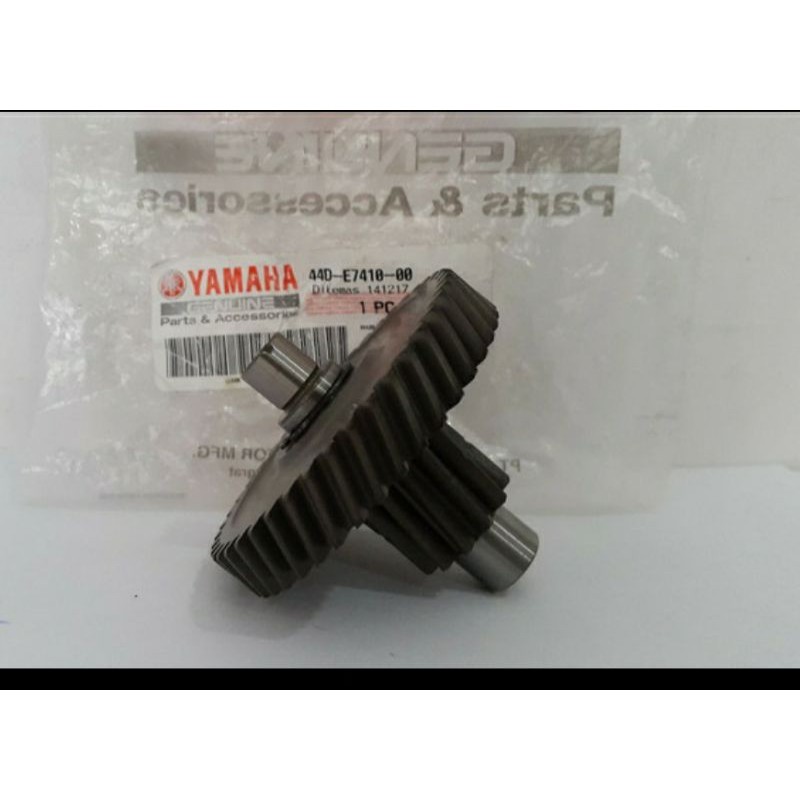 GEAR GIR RASIO DEPAN XEON AEROX 125 ASLI ORI YAMAHA 44D E7410 00