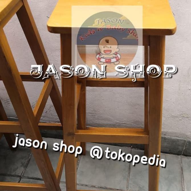 Ready - Kursi Kayu Tinggi/Bangku Kayu 120 Cm/Kursi Kayu Tinggi 120 Cm