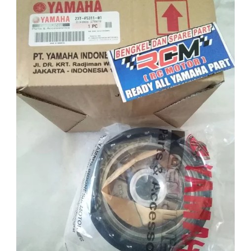 HUB REAR TROMOL TEROMOL RODA BLK BLKNG BLKG BELAKANG FIZR F1ZR ALFA SIGMA KAMPAS KECIL ORI ORIGINAL YAMAHA YGP ASLI 23T-F5311-01-33