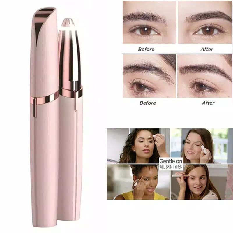 NEW Alat Cukur Alis Pencukur Brows Elektrik Eyebrow Trimmer