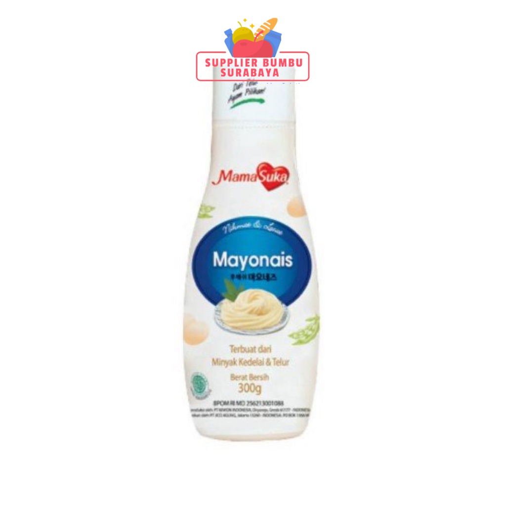 MamaSuka Mayonaise Original Botol / Mayonais Mayo Ori 300g