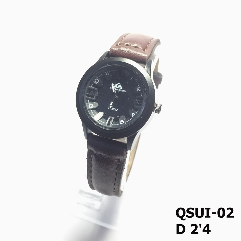 Jam Tangan Unisex Pria Wanita Quicksilver Leather - QSUI-02