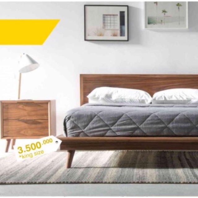 Backwoods Bed - dipan jati - bed king size teak wood