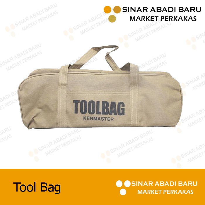 Tas Perkakas ToolBag Kenmaster Coklat - Tool Set Kit Bag Tool Bag Tas Kunci Mobil Motor Alat Tukang