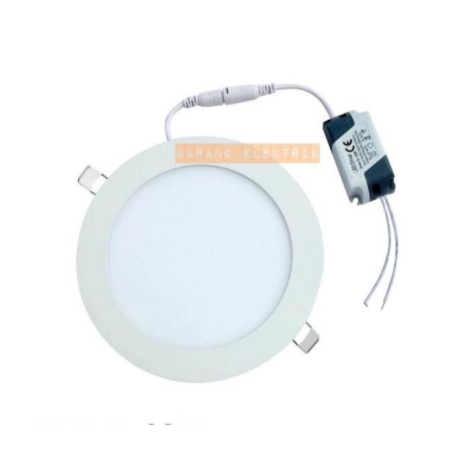11.11 big sale / Led panel IB lampu down light led 12watt bulat kotak putih kuning