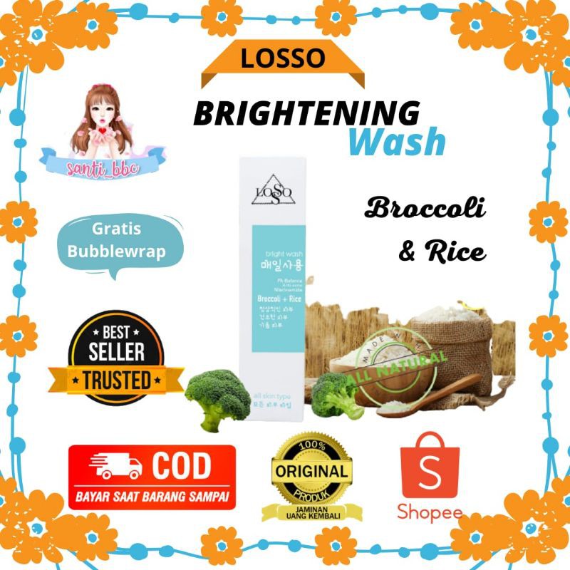 LOSSO BRIGHTENING WASH | FACIAL WASH ⭐⭐⭐⭐⭐