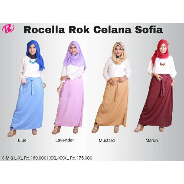 Bawahan Dewasa Rocella Rok Celana Sofia