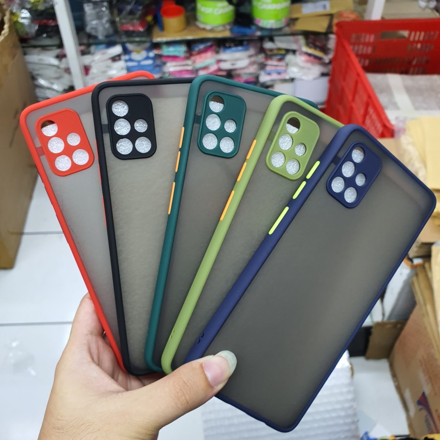 Samsung A51 A71 Case Dove Matte Mychoice Slim Case Fuze Macaron