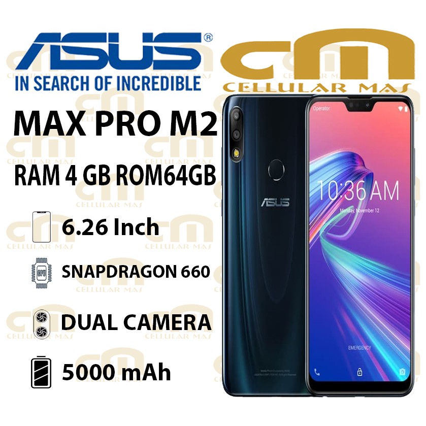 Asus Zenfone Max Pro M2 ZB631KL 4/64 RAM 4GB ROM 64GB