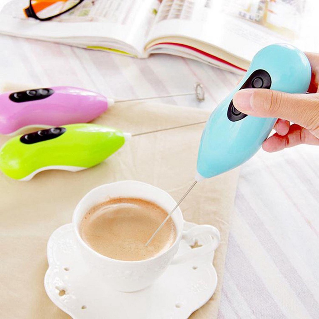 ALAT PENGADUK MIXER MINI PORTABLE ELEKTRIK MINUMAN KOPI &amp; BAHAN DAPUR  PRAKTIS ORGINAL IMPORT VA08