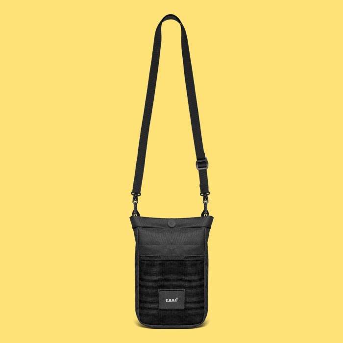 Pouch Bag Hara Choral Tas Selempang Polyester Premium Sling Bag Choral - Hitam