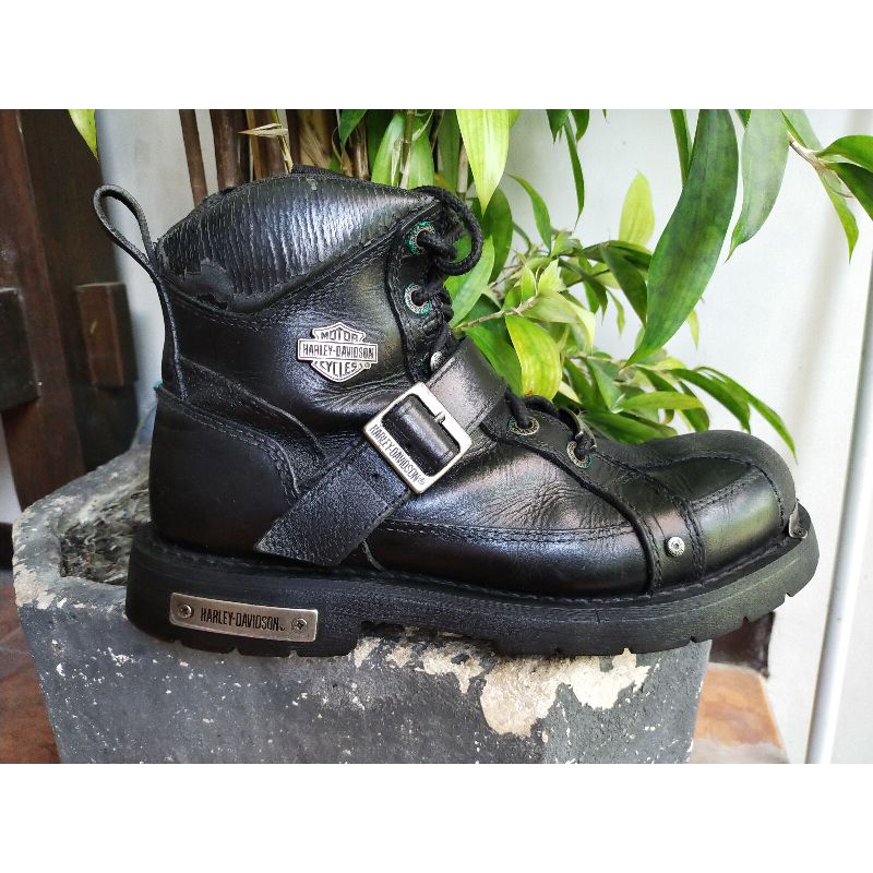 Sepatu Kulit Asli Untuk Naik Moge Size 44 Second ( Bekas )