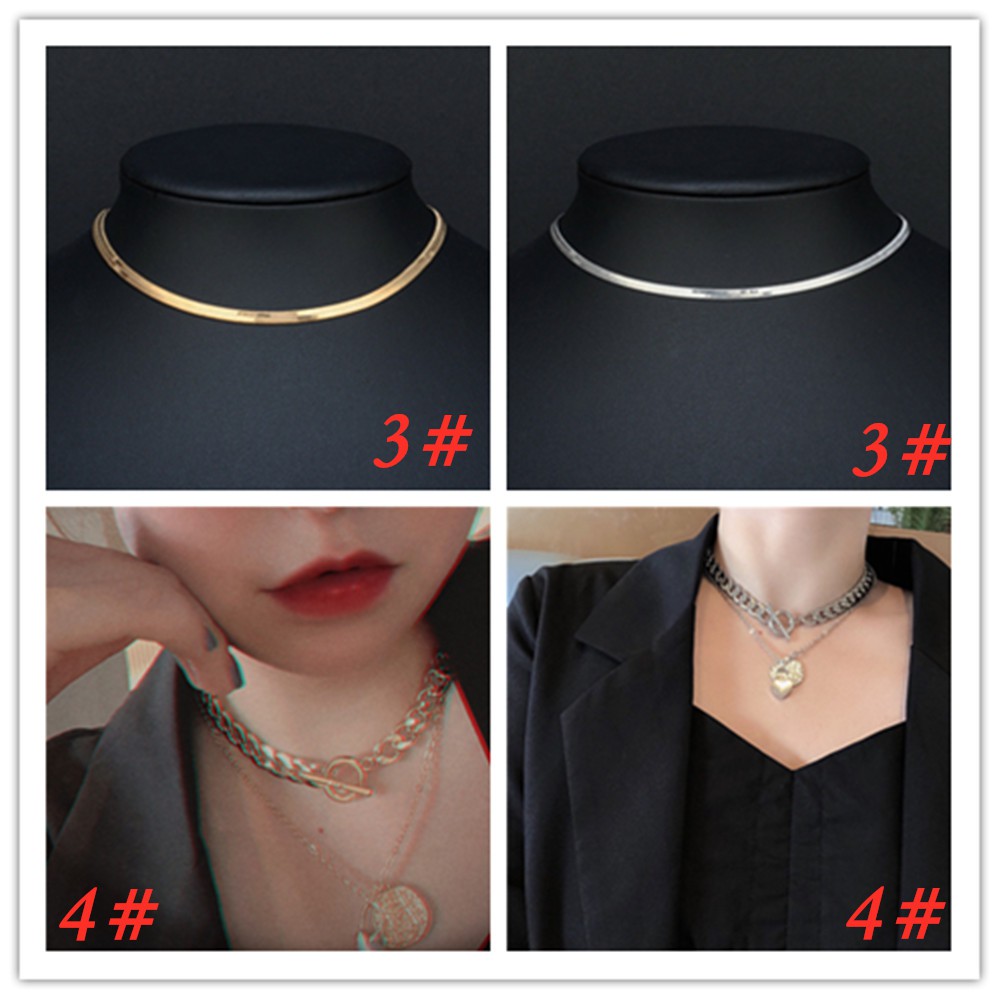 Korean Long Section Pendant Elegant Necklace Women Ladies Simple Accessories Fashion Jewelry Decor-2