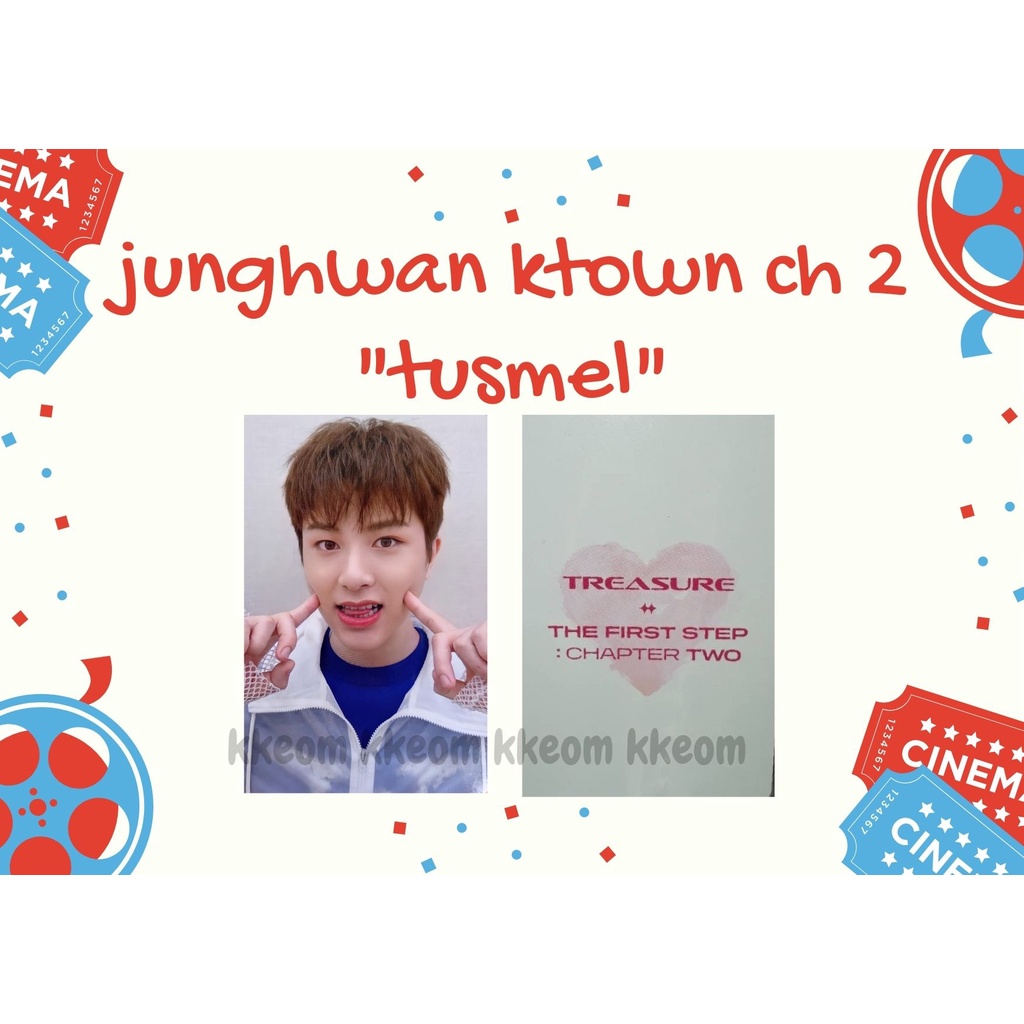 [Min. belanja 5k] Junghwan Treasure The First Step Chapter 2 Ktown Tusmel Ch 2 Photocard