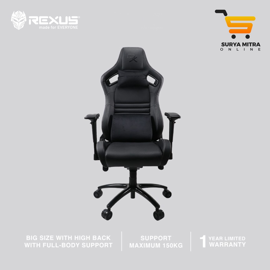 Gaming Chair Rexus Kursi Daxa Elco Two DX-EC2 / DX EC2 MAX