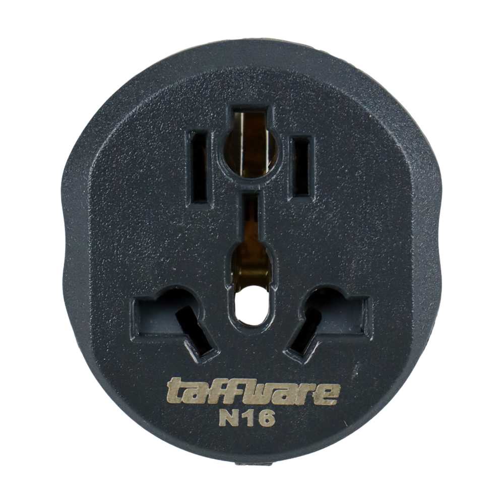 TD - SKT Taffware Loop Universal Travel Adapter AU US UK to EU Plug 16A - N16