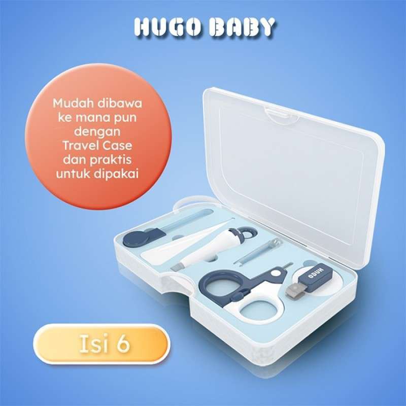 Hugo Baby Hygiene Kit - Perawatan Kuku Hidung Telinga Bayi