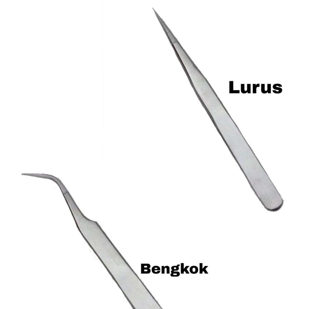 Navina Pinset Alis Anti Statis Stainless Steel Tweezers