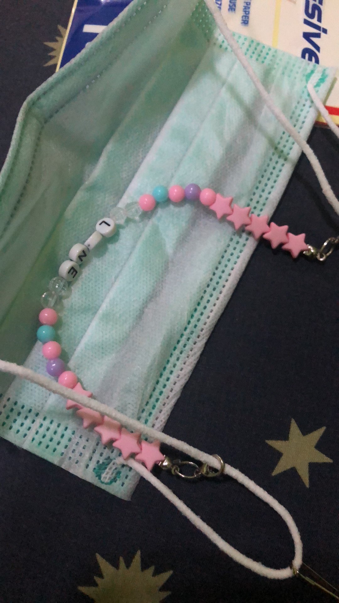 Tambah Huruf Strap Mask (harga Per Huruf)