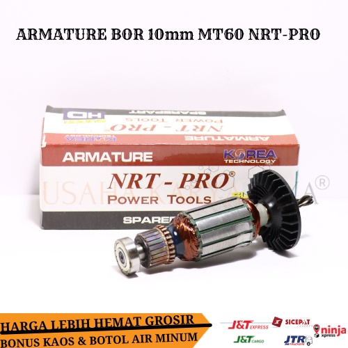 Armature Mesin Bor MT60 NRT-PRO Original Terbaru Angker Mesin Bor 10mm Sparepart Armature Angkrer Me