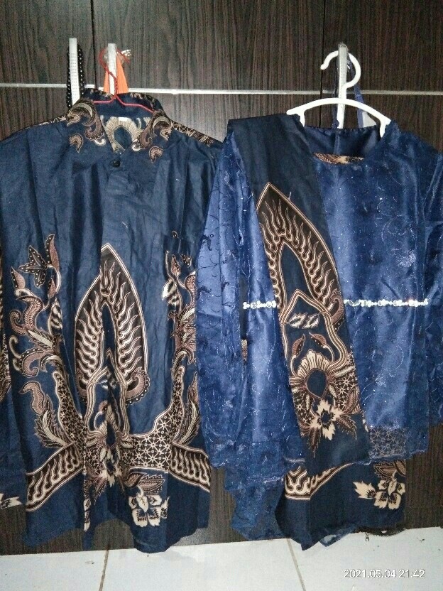 Batik Couple Kebaya Set Hanum Series Tunangan Lamaran Wisuda Kondangan Kekinian 2021