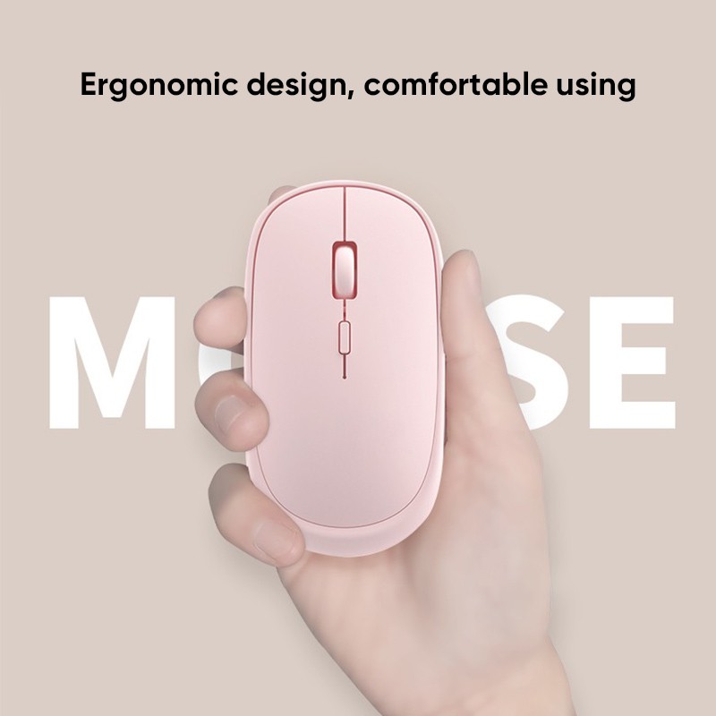 Smartfish Wireless Optical Mouse Warna Macaron dengan desain minimalis