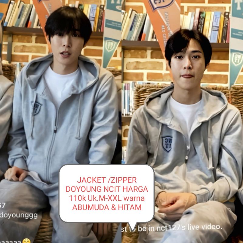 HOODIE JACKET DOYOUNG NCT 127 NCIT Tali Abu