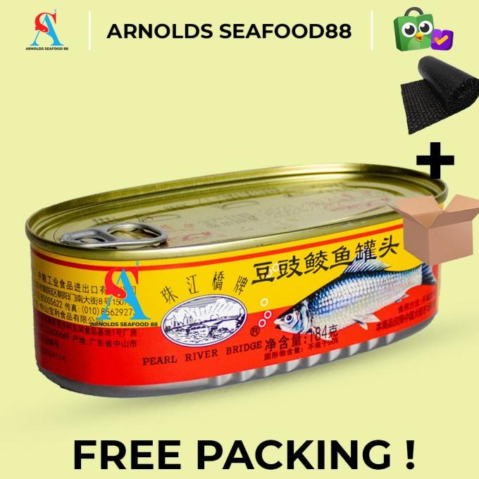 

[COD] TTS Fried Dace with Salted Black Beans / Ikan Tausi Kaleng 184 gr [COD]