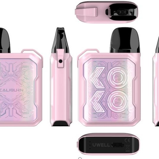 Terbaru Elektronik terbaru Uwell Caliburn GK2 690mAh Pod Kit Pink Limited Edition