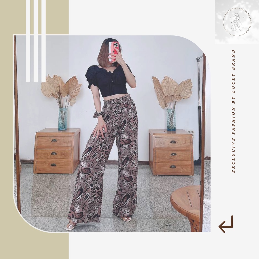 GlamourHomewearBali | Oneset Setelan Set Ruby by Lucey Brand Baju Pakaian Wanita Celana Panjang Sets