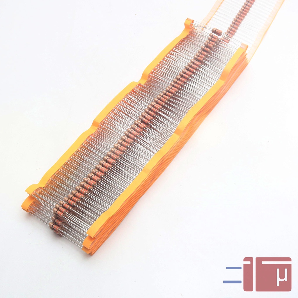 x10 Resistor 330R 330 Ohm 1/2W Karbon 5% Taiwan Kaki Tembaga