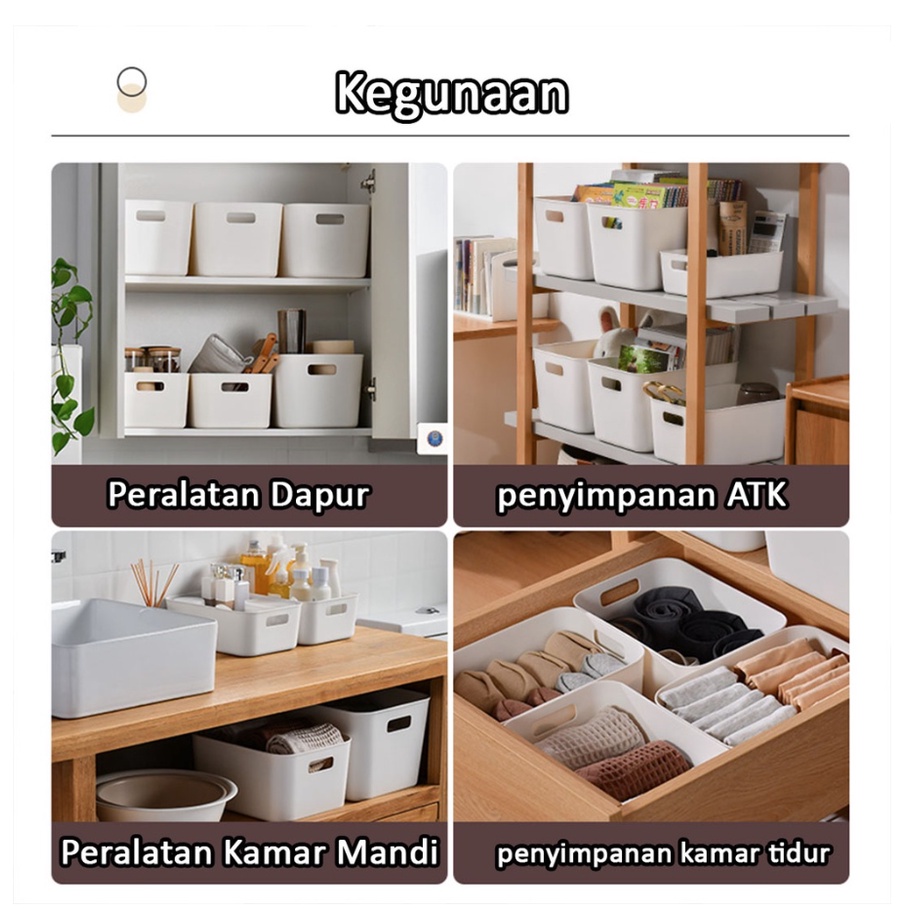 SIMON KOTAK PREMIUM TEBAL BOX STORAGE / KERANJANG ORGANIZER WADAH PENYIMPANAN RAK LACI MULTIFUNGSI SERBAGUNA /KOTAK SKINCARE