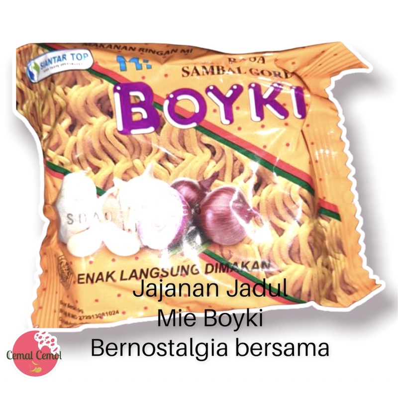 

Mie Boyki Mie Kering Snack Rasa Sambal Goreng Mie Jadul 9gr