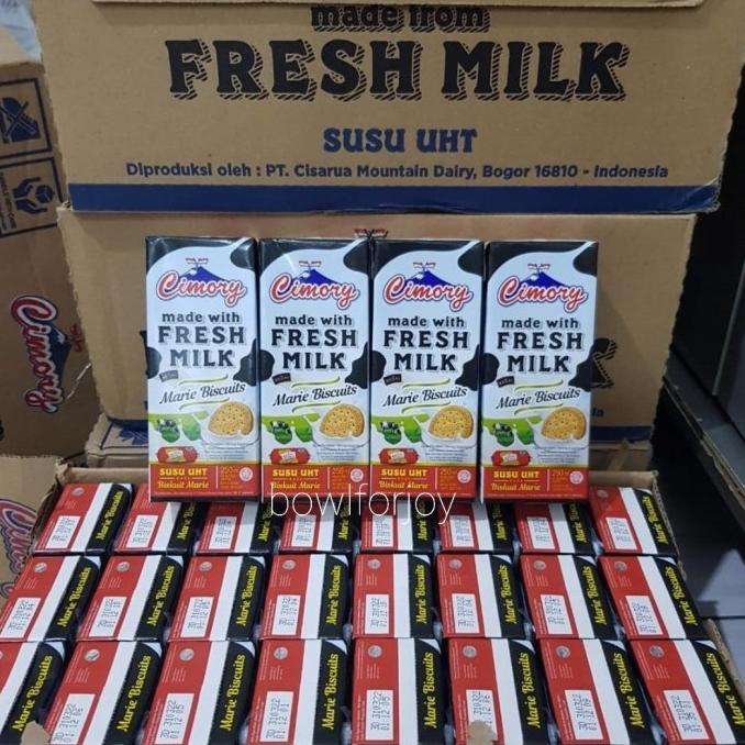 

BAYAR DITEMPAT cimory marie biscuits regal fresh milk 1 dus / 1 karton isi 24 kotak