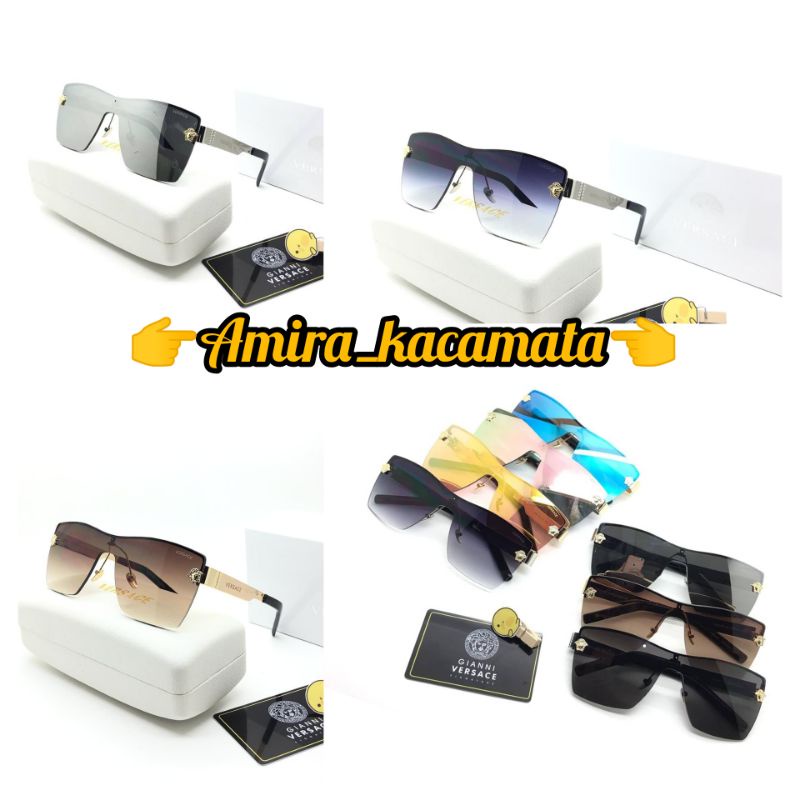 [BISA COD√]KACAMATA SUNGLASSES /VERSACE/FASHION WANITA/PRIA LENSA UV SUPER PREMIUM