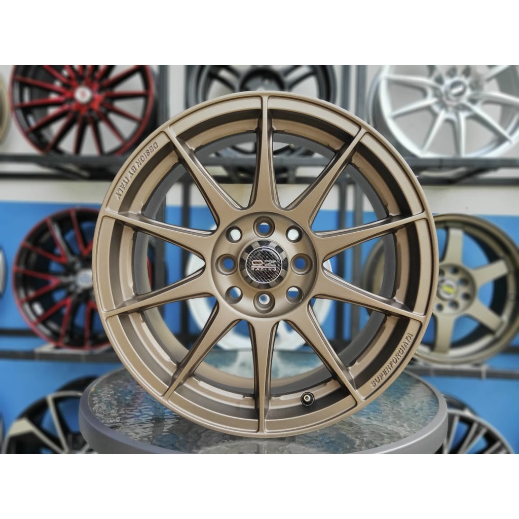 Velg Mobil Oz Superforgiata Ring 16x7.0 Pcd 4x100/114.3 ET 38 Satin Bronze