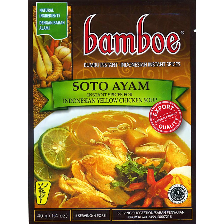 [HALAL] Bamboe Bumbu Indonesian Spice All Varian 35gr