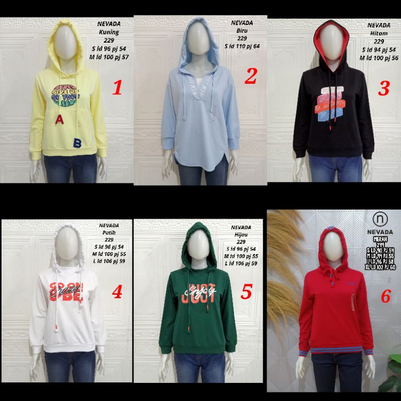 SWEATER  WANITA HODIE WANITA SWEATER NEVADA ORIGINAL