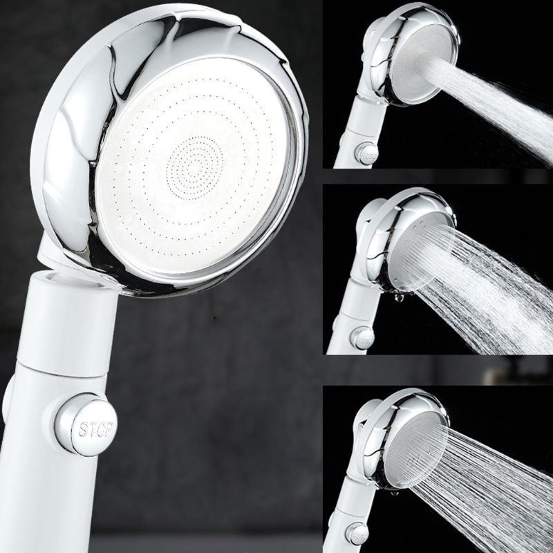 Gro Kepala Shower Genggam Tekanan Tinggi 3 Gigi Untuk Interface 4 Titik